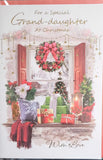 Granddaughter Christmas - Traditional Window