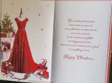 Granddaughter Christmas - Large 8 Page Cute Pink