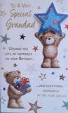 Grandad Birthday - Cute Bear and Star