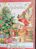 Godmother Christmas - Cute Bear and Stairs