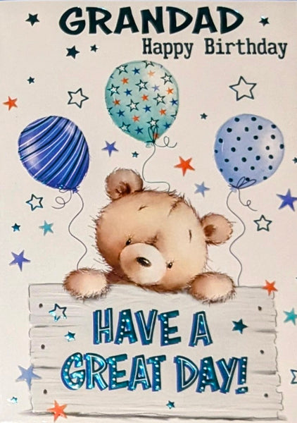 Grandad Birthday - Cute Great Day Sign