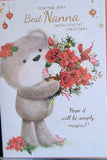 Nanna Christmas - Grey bear
