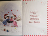 Fiancé Christmas - Large Snowman & Words