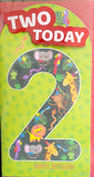2 Boy Birthday - Platinum Slim number
