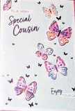 Cousin Birthday - Traditional Butterflies