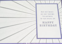 Open Male Birthday - Traditional Car Blue