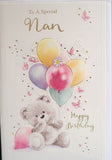 Nan Birthday - Cute Grey Bear