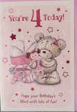 4 Girl Birthday - Pram