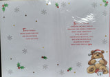 Grandson Christmas - Large  Bear with envelope