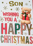 Son Christmas - Cute Bear Happy