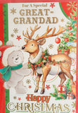 Great Grandad Christmas - Bear and Deer