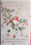 Sister In Law Christmas - Traditional Robin