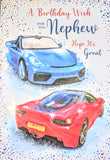 Nephew Birthday - Red & Blue Sports Cars