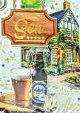 Son Birthday - Traditional Beer On Left