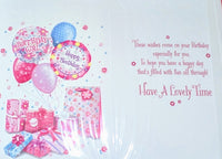 Open Female Birthday - Gifts & 5 Balloons
