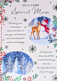 Mum Christmas - Large Snowman & Deer
