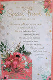 Friend Christmas - Traditional Envelope & Words