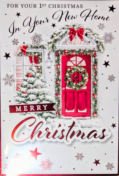 First Christmas In Your New Home - Traditional Red Door