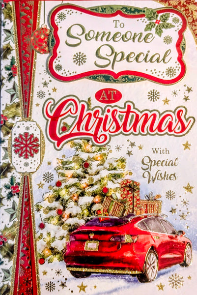 Someone Special Christmas - Traditional Car & Tree