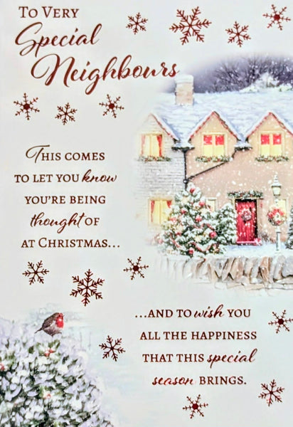 Neighbours Christmas - Traditional House & Robin Special