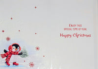 From Both Of Us Christmas - Cute Penguins Wishes