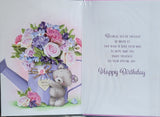 Friend Birthday - Cute Bear and Watering Can