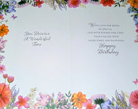 Someone Special Birthday - Traditional Big Pink Flowers