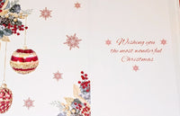 Friend Christmas - Traditional Baubles Wonderful