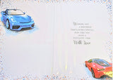 Nephew Birthday - Red & Blue Sports Cars