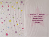 7 Girl Birthday - Pink Star