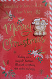 Daughter & Son In Law Christmas  - Large 8 page Cute