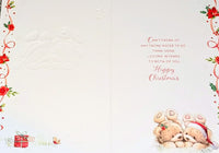 Daughter & Boyfriend Christmas - Cute Bears Lying Down