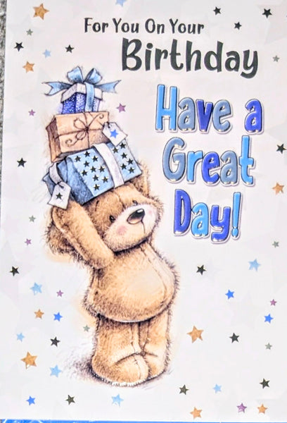 Open Male Birthday - Cute Great Day