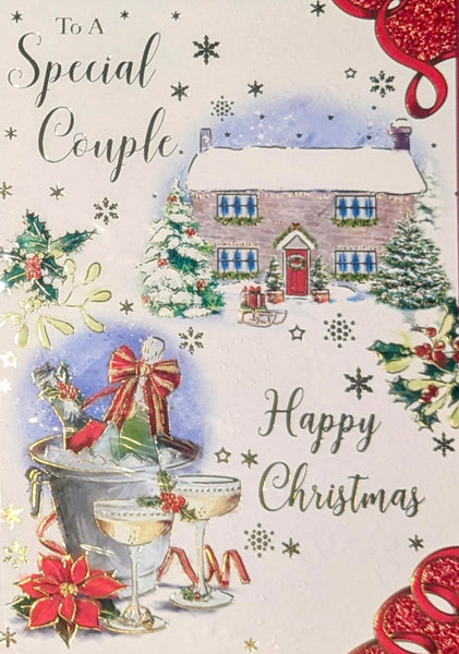 Special Couple Christmas - Traditional House & Champagne