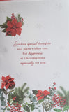 To Both Of You Christmas - Large 8 page Traditional Flowers