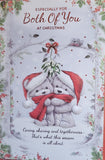 To Both Of You Christmas - Cute Mistletoe