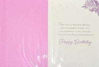 Open Female Birthday - Traditional Purple Bunting
