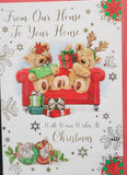Our House To Yours Christmas - Cute  2 bears setee