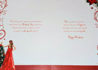 Granddaughter Christmas - Large 8 Page Traditional Dress