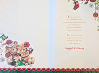 Brother & Sister In Law Christmas - Cute Bears With Gifts