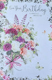 Open Female Birthday - Traditional Flower Bouquet