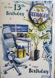 13 Birthday Badged