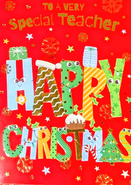 Teacher Christmas - Happy Christmas