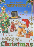 Nephew Christmas - Cute Bear With Snowman