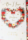 One I Love Christmas - Flower Heart