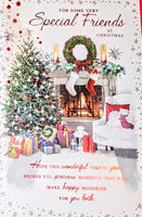Friends Christmas - Traditional Living Room Words