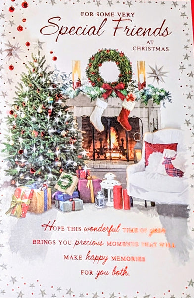 Friends Christmas - Traditional Living Room Words