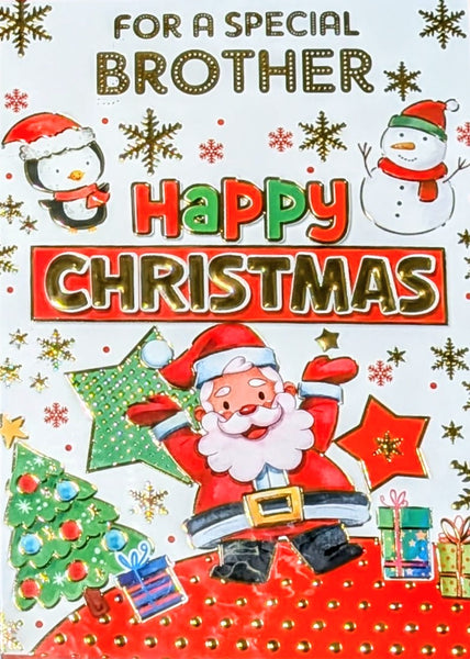 Brother Christmas - Santa & Stars