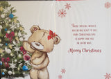Friend Christmas - Cute Bear and Tree (right)