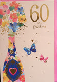 60 Birthday Female -  Bottle